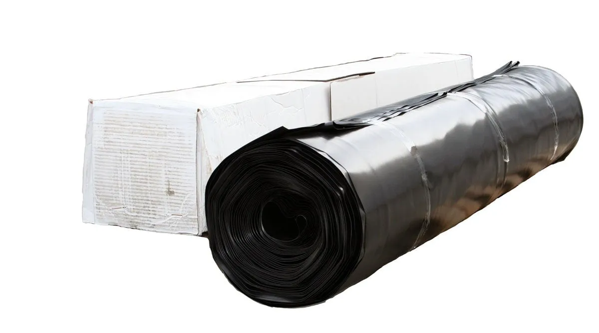 10' x 100' 6 Mil BLACK PLASTIC SHEETING