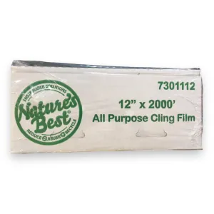 12 X 2000 PLASTIC FOOD WRAP FILM