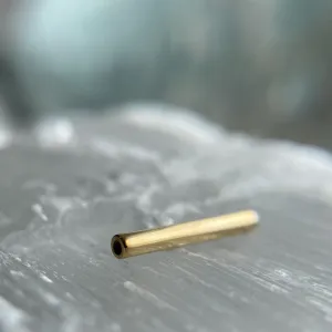 14k Gold Straight Barbell Shaft