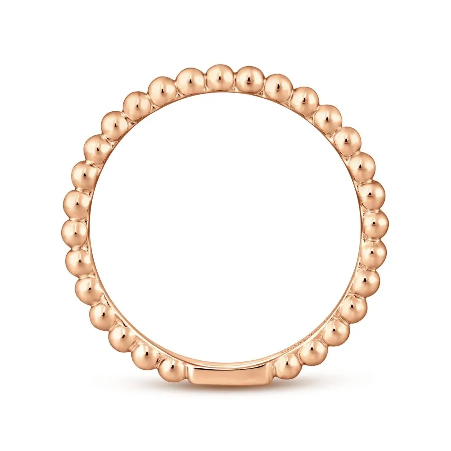 14KT Rose Gold Band