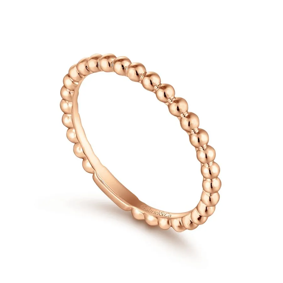 14KT Rose Gold Band