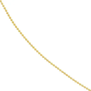 1.5mm 14K Gold Beaded Chain
