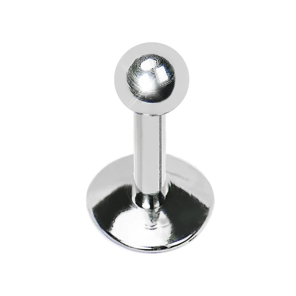 16 Gauge 1/4 Internally Threaded 3mm Ball Tragus Cartilage Earring