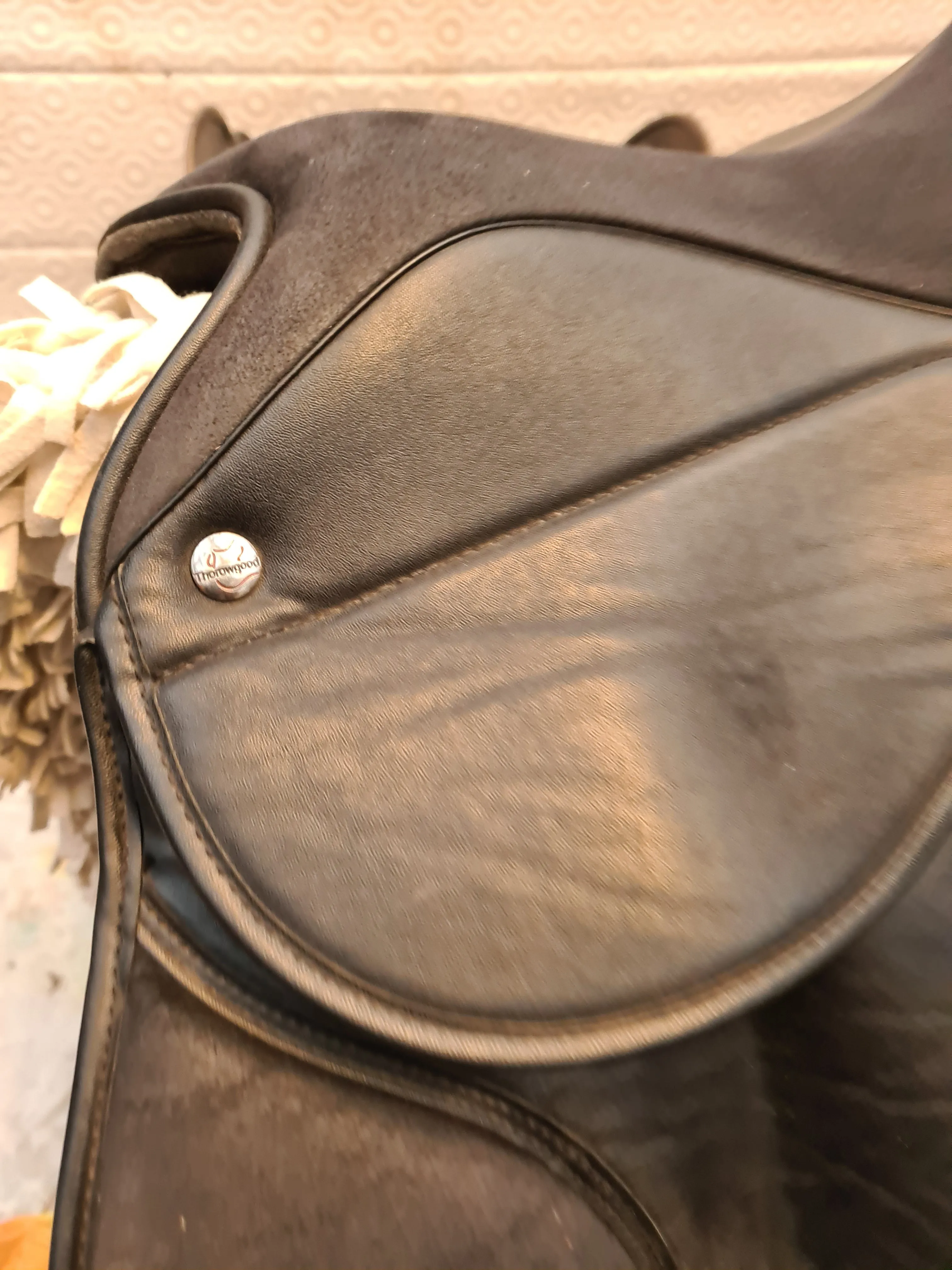 18.5" XWide  Griffin Thorowgood Cob wide saddle