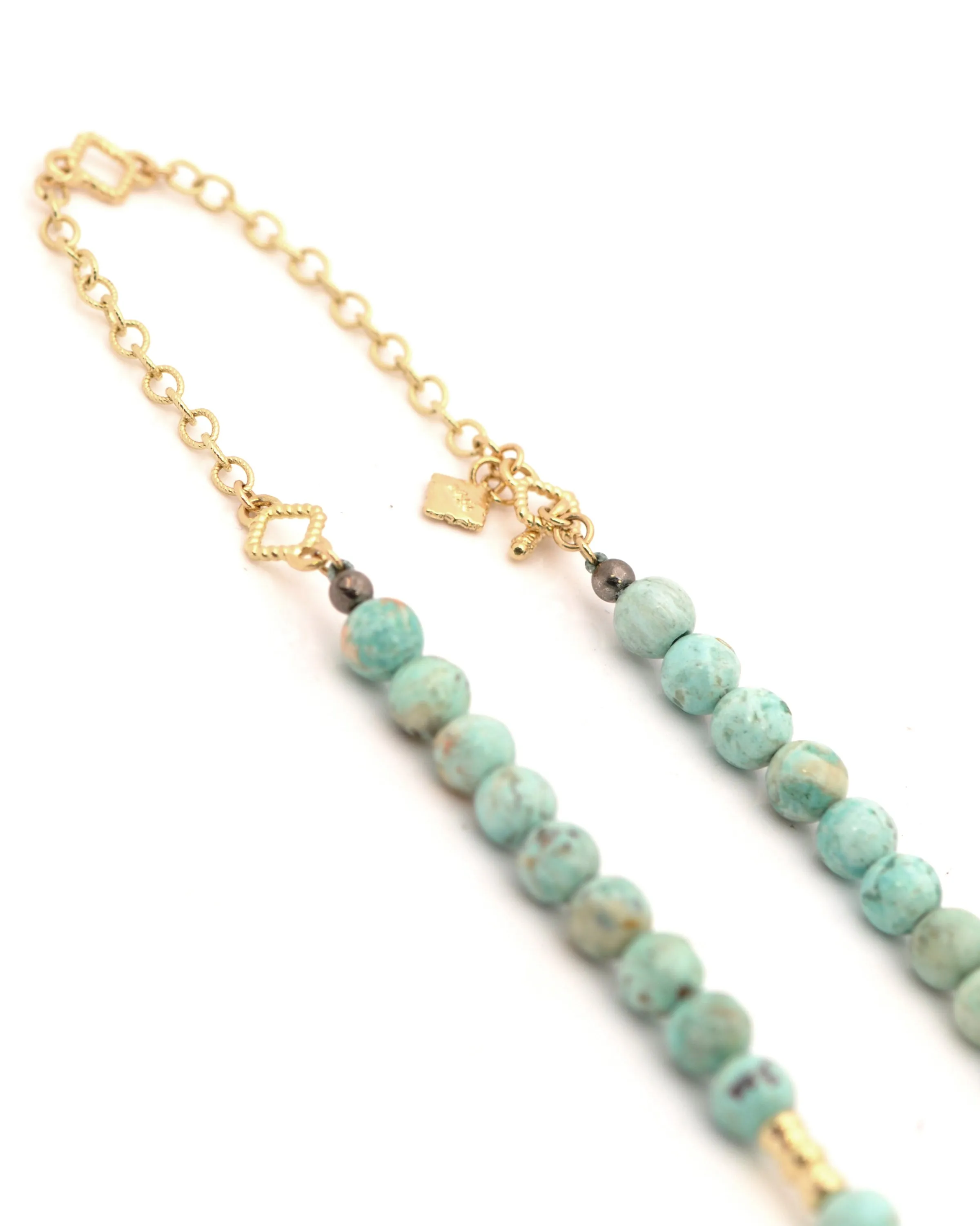 20" MULTI-BEADED NECKLACE