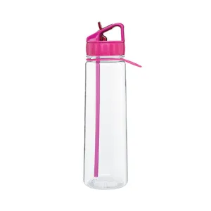 30 oz Tritan Angle Bottle w/ Flip Up Straw & Carrying Loop