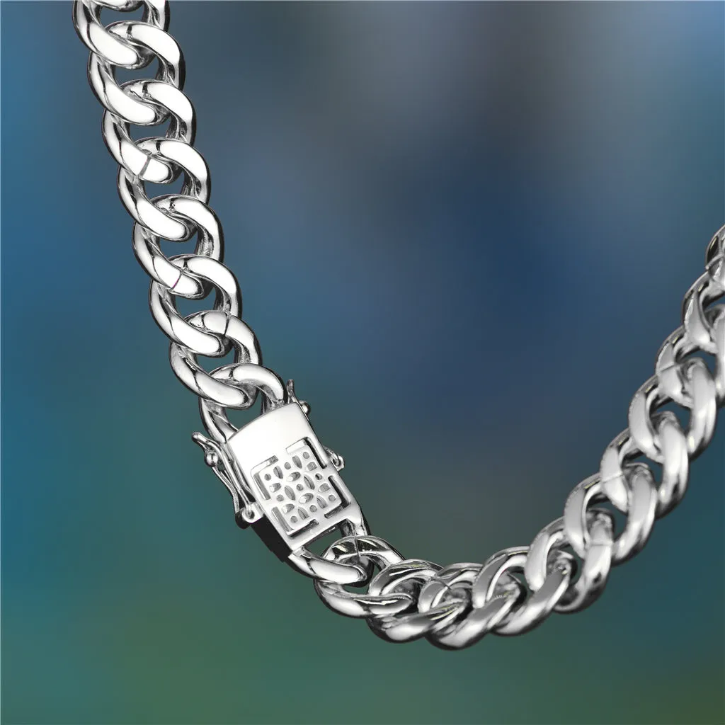 30" Iced Cuban Link Chain - 12mm [Ship To The US Only]