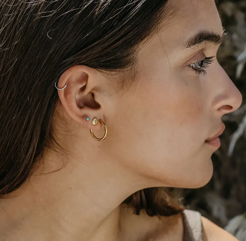 3/4" Huggie Hoops