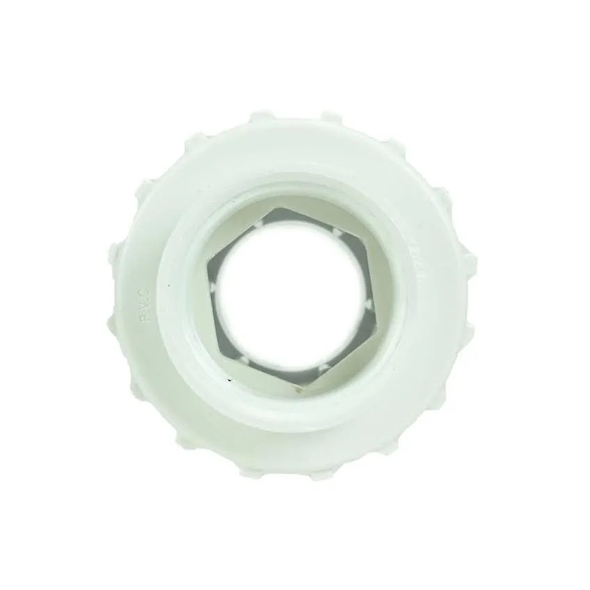 3.75'' White Standard Abs Female and Male Threaded Union for