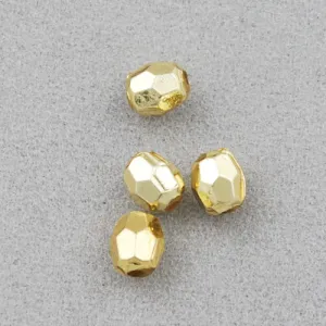 4.5*4 MM Coated Beads,Gold,Sold per by one package of 15700 PCS