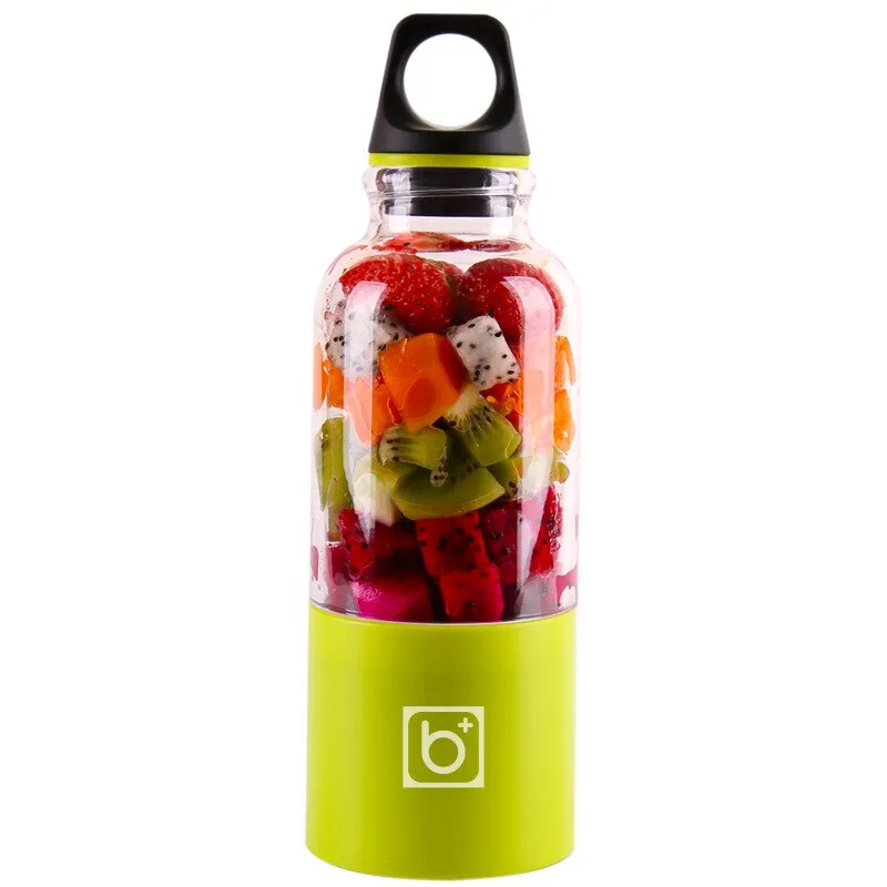 500ml Portable Juicer Cup USB Rechargeable Electric Blender Mixer Bottle