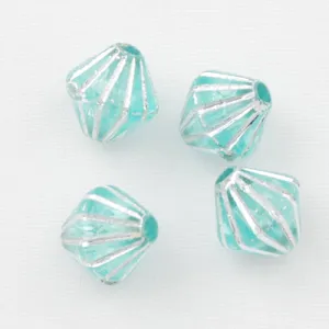 6 MM Silver Line Plastic Beads,Sold per one package of 5800 PCS