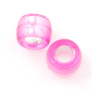 6 MM Silver Lined Hole Plastic Beads,Sold per one package of 5800 PCS