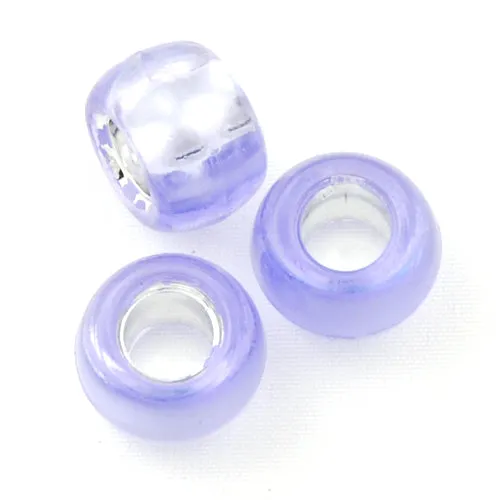6*9 MM Silver Lined Hole Plastic Beads,Sold per one package of 1800 PCS