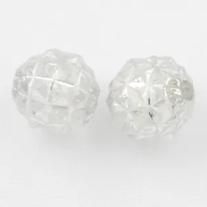 8 MM Silver Line Plastic Beads,Sold per one package of 2300 PCS