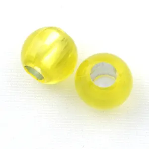 8 MM Silver Lined Hole Plastic Beads,Sold per one package of 2400 PCS