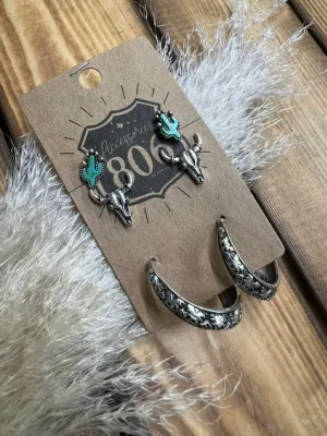 806 Western Earring set