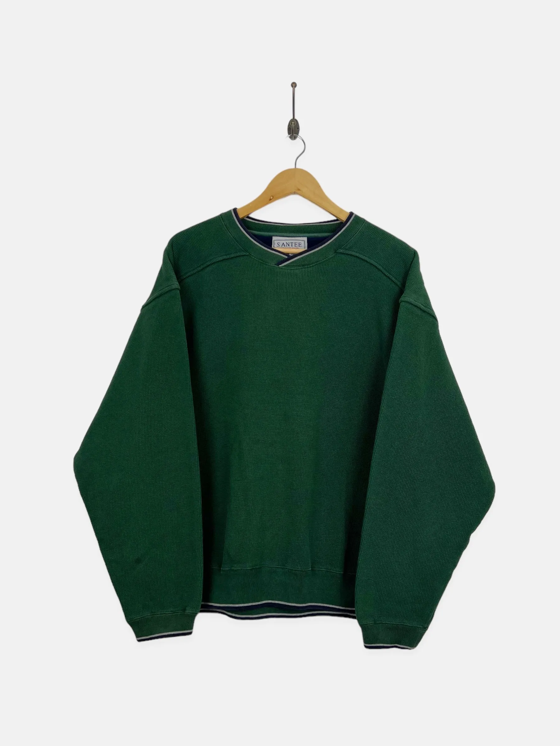 90's Green Heavyweight Vintage Sweatshirt Size L