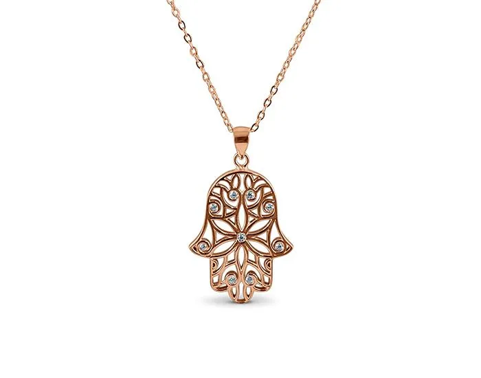 925 Silver Hamsa (Guru) Necklace