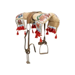A Nêhiyawak (Plains Cree) Beaded Pad Saddle