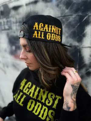 AGAINST ALL ODDS SIDE STYLE BLACK HAT
