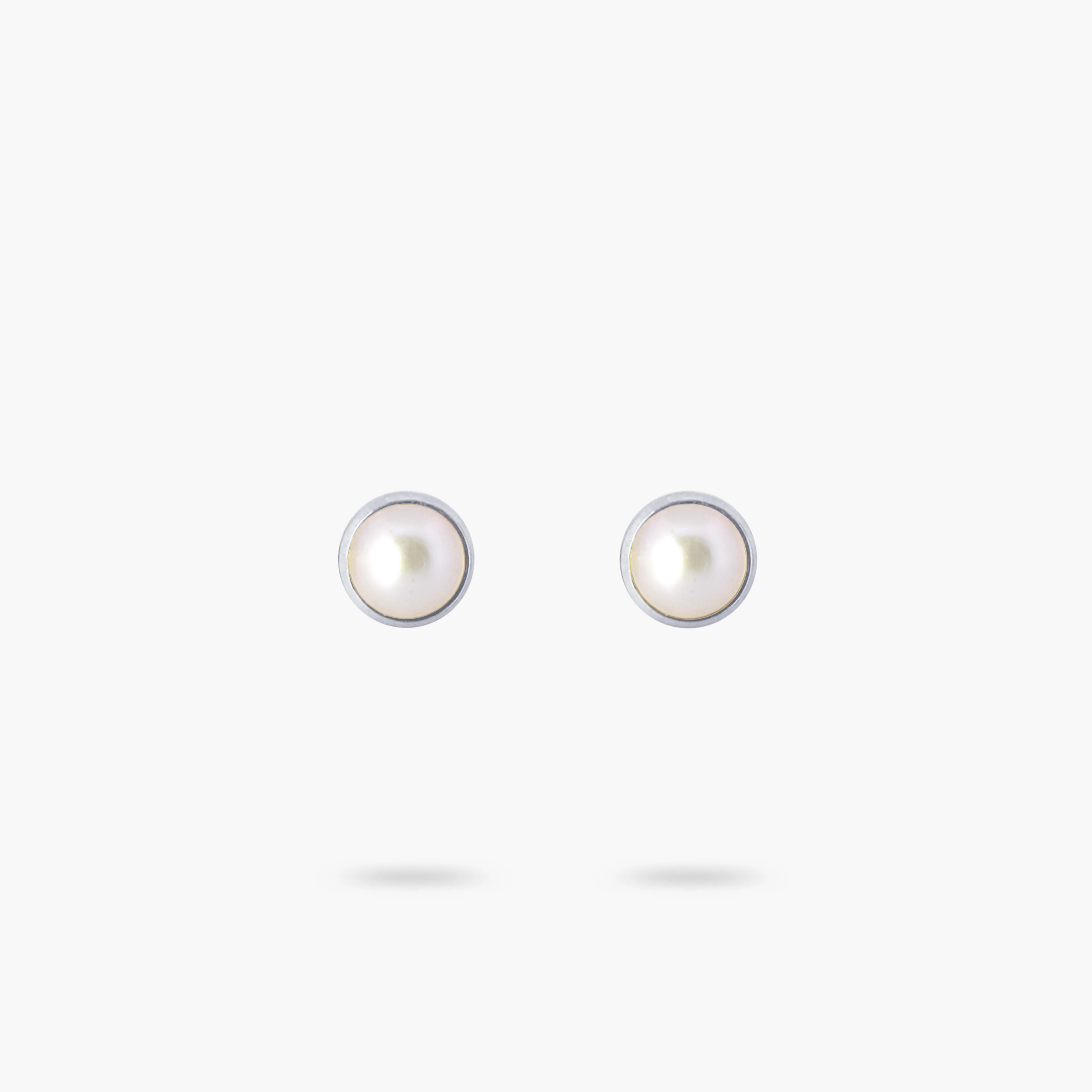 Amare Wear Moonbeam Freshwater Pearls Stud - 7.5mm