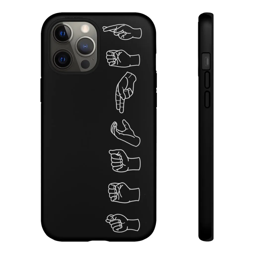 American Sign Language "Teacher" iPhone Tough Case