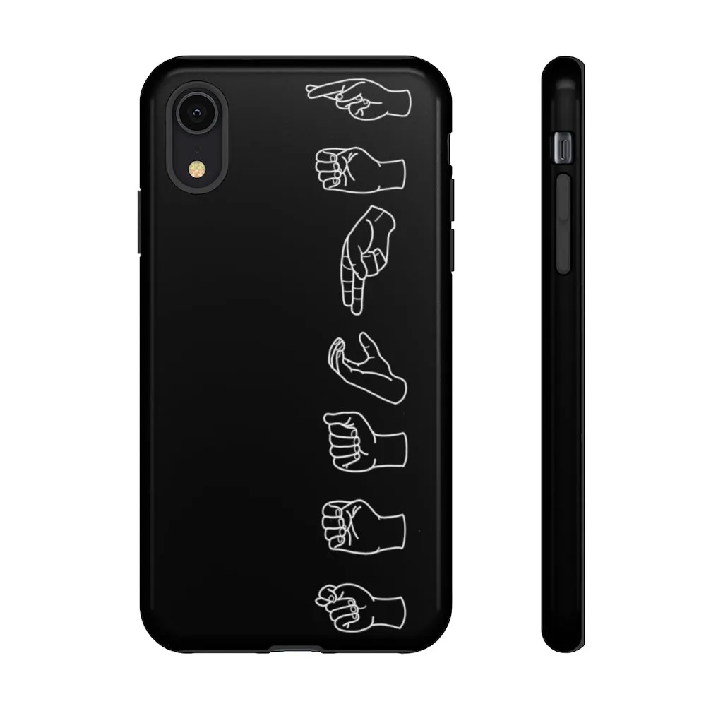 American Sign Language "Teacher" iPhone Tough Case