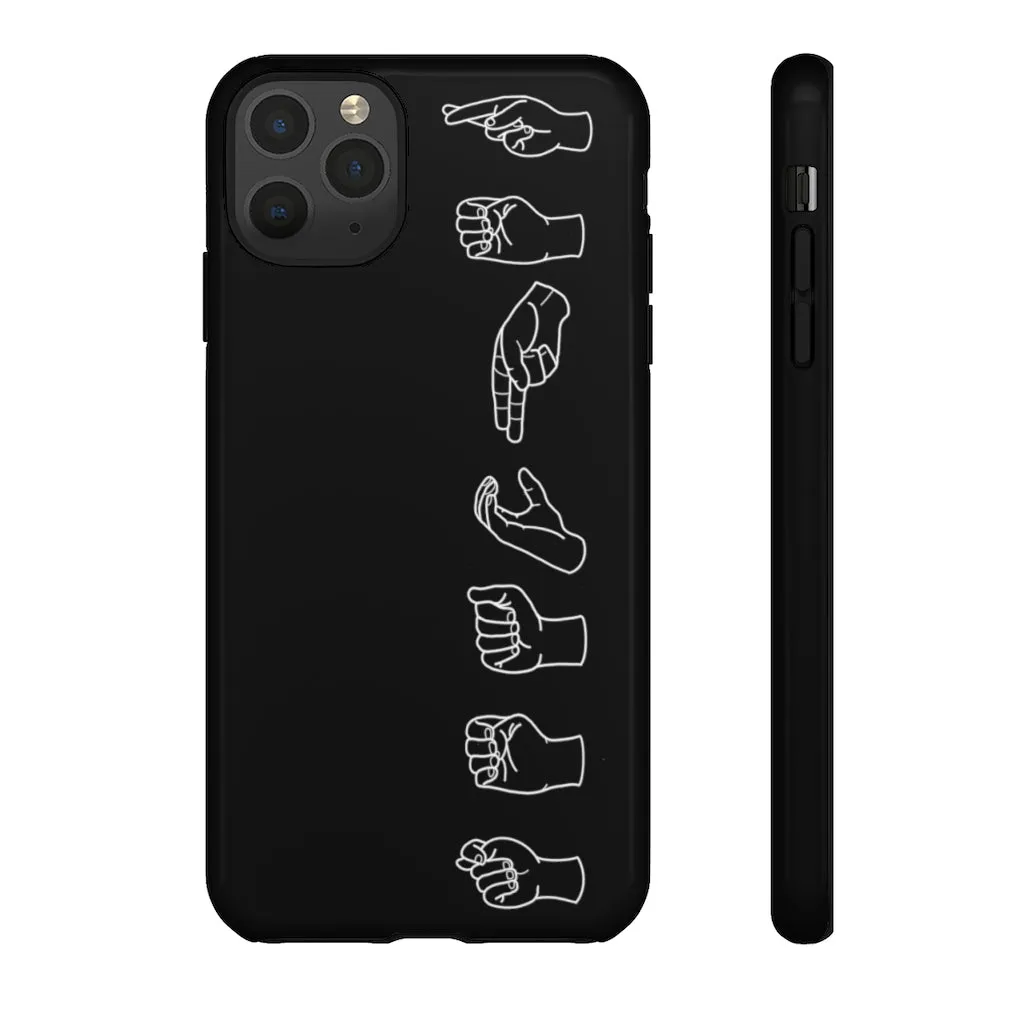 American Sign Language "Teacher" iPhone Tough Case