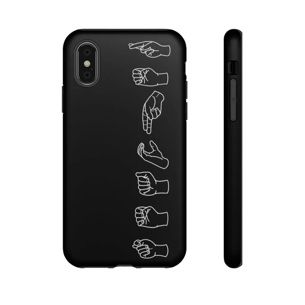 American Sign Language "Teacher" iPhone Tough Case