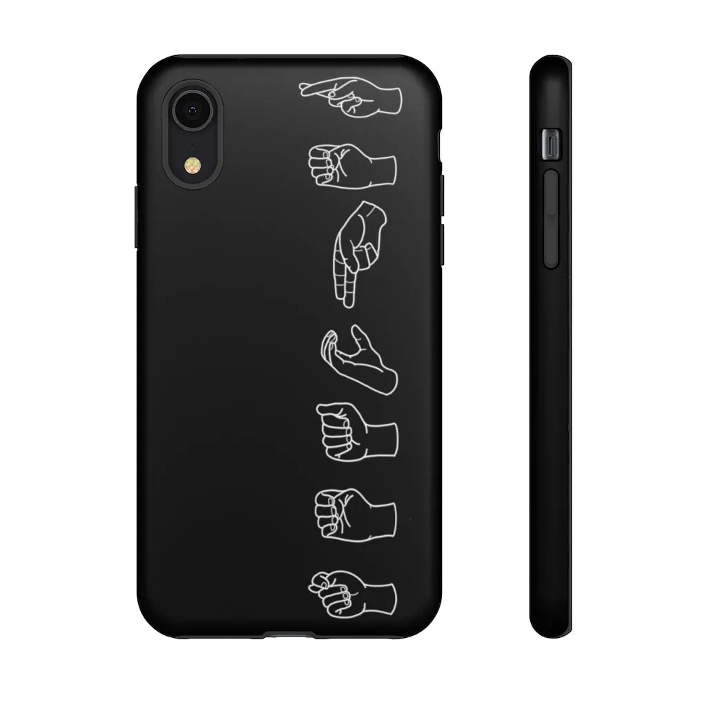 American Sign Language "Teacher" iPhone Tough Case
