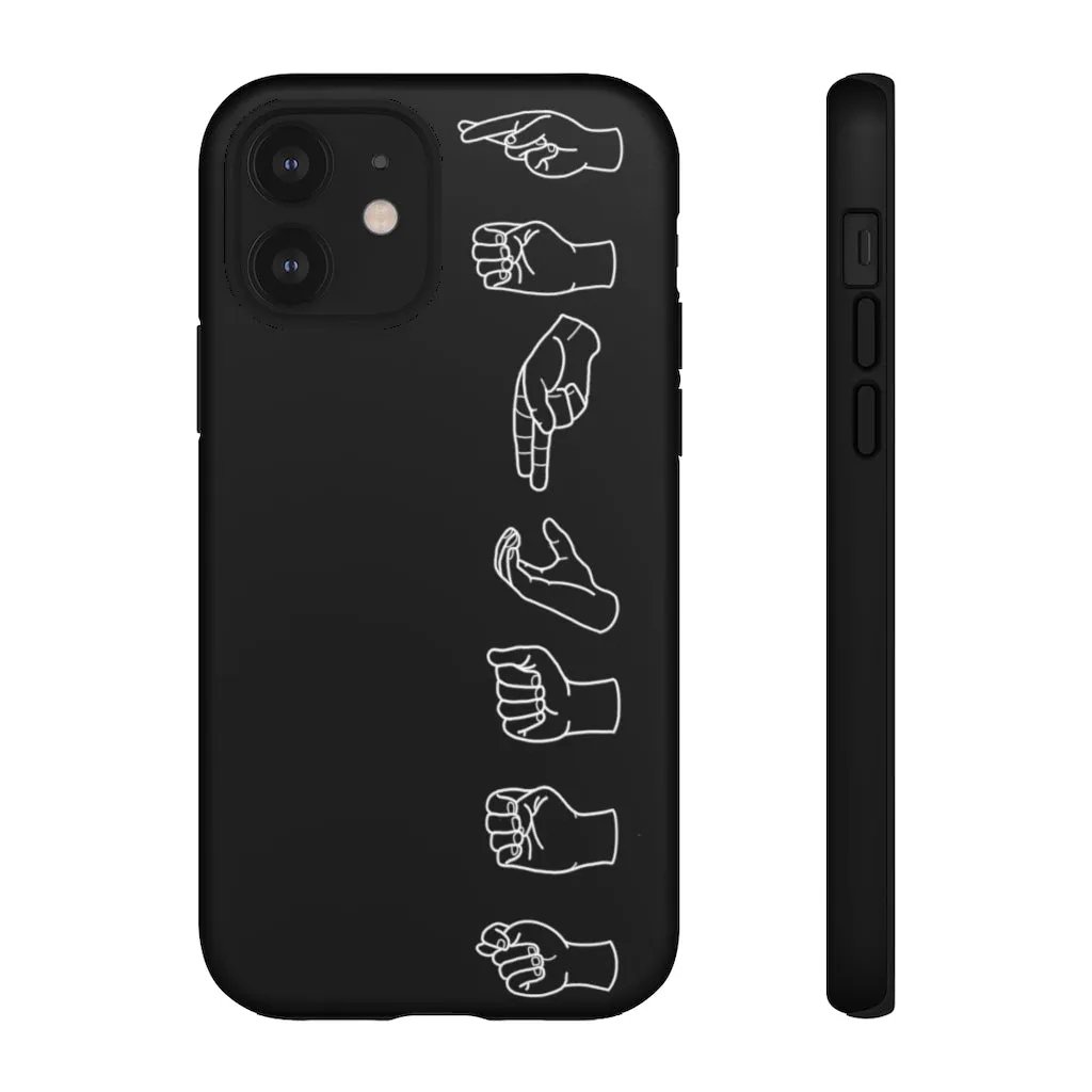 American Sign Language "Teacher" iPhone Tough Case