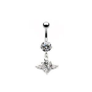 Angel Belly Button Piercing