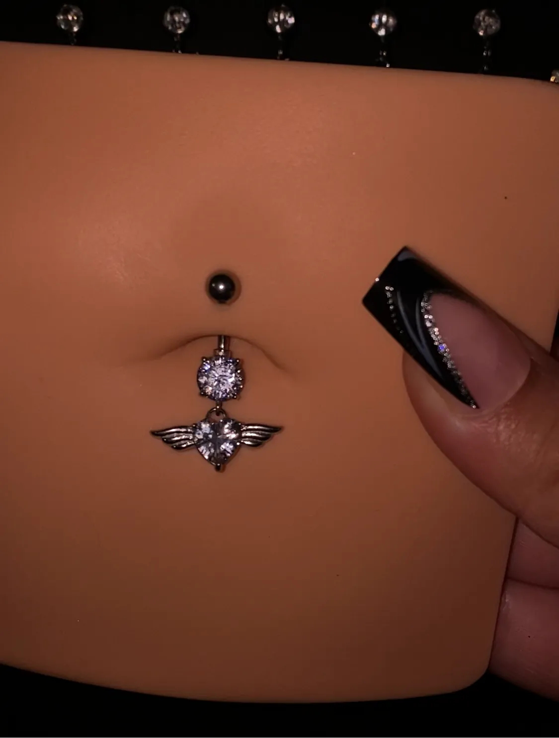 Angel Belly Button Piercing