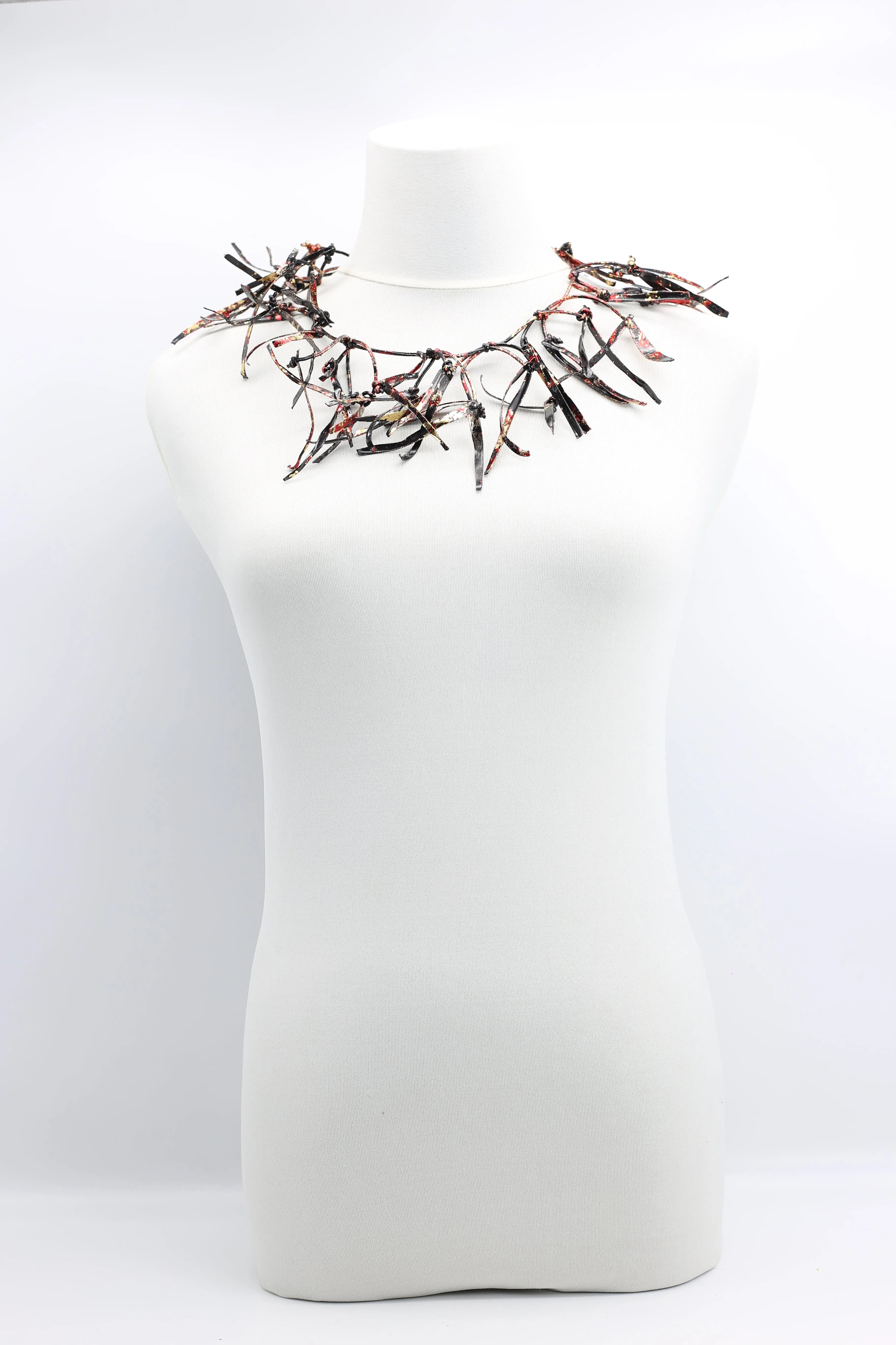 Aqua Willow Tree Necklaces - Hand-gilded - Short