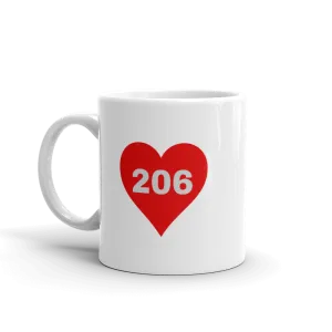 AREA CODE 206 Mug