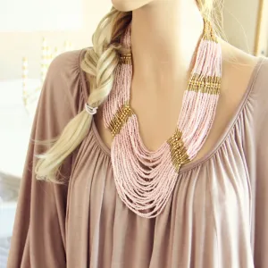 Arizona Stone Necklace in Pink