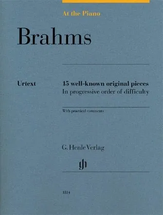 At The Piano, Brahms, 15 Well-known original pieces (Urtext)