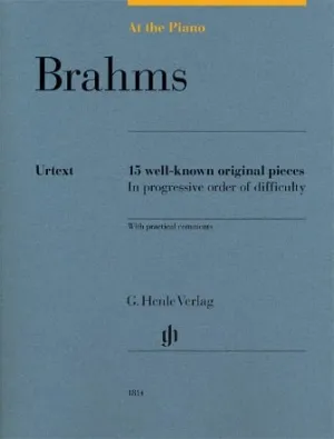 At The Piano, Brahms, 15 Well-known original pieces (Urtext)