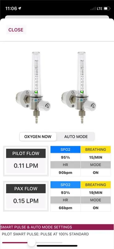 AVI8 2-Place Smart O2 Valve with 925L Bottle and Altus Meso