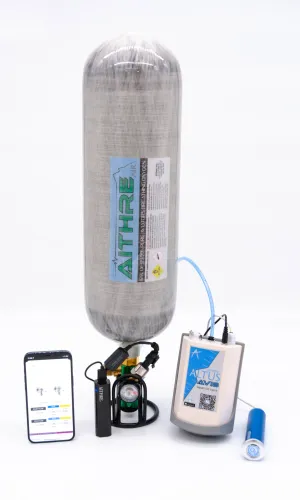AVI8 2-Place Smart O2 Valve with 925L Bottle and Altus Meso