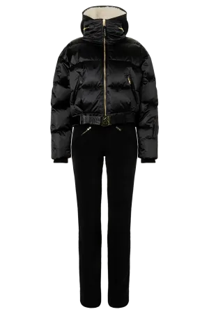 Aya Shearling & Down Tec Ski Suit
