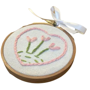 BA - Handcrafted Heart Hoops