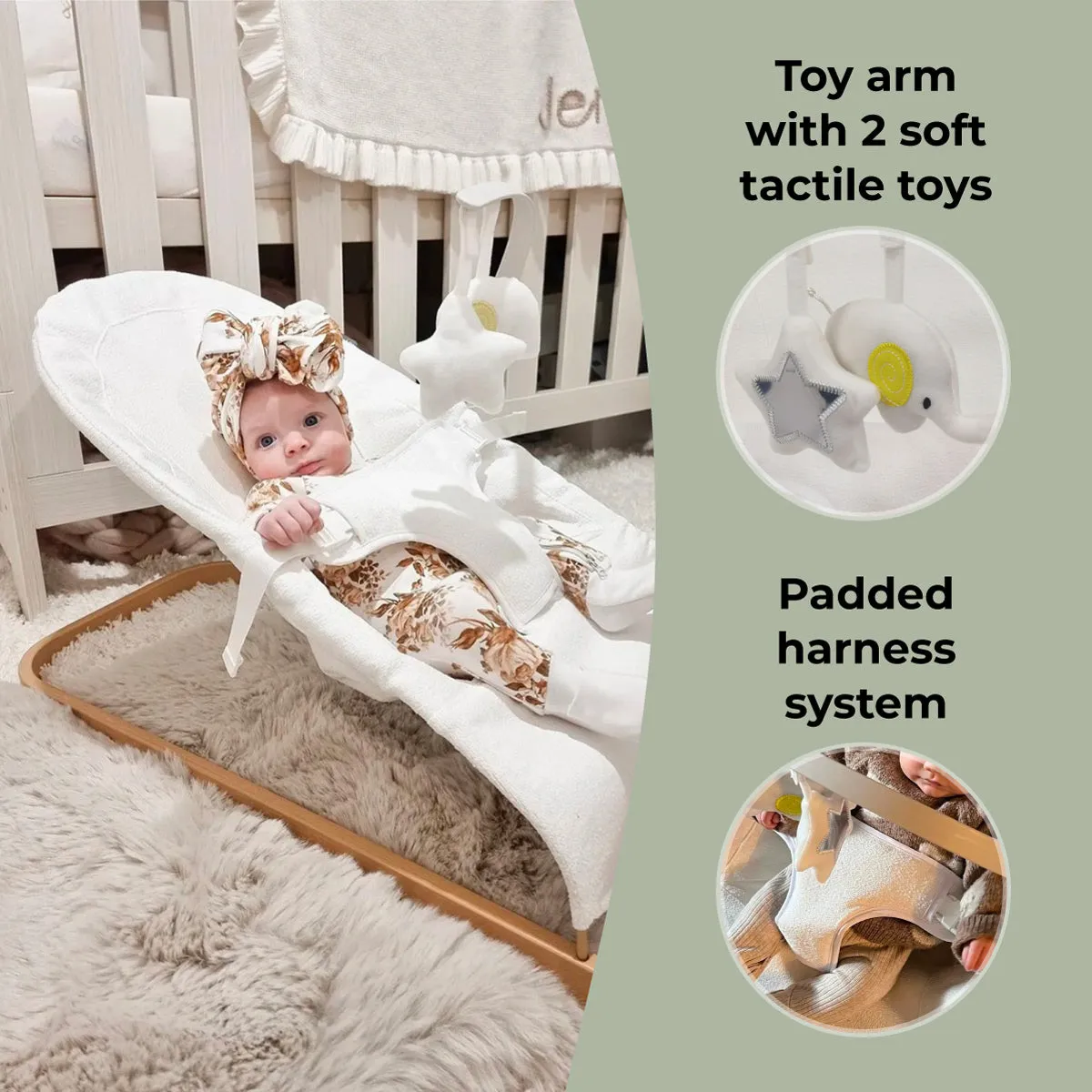 Baby Bouncer - Cream