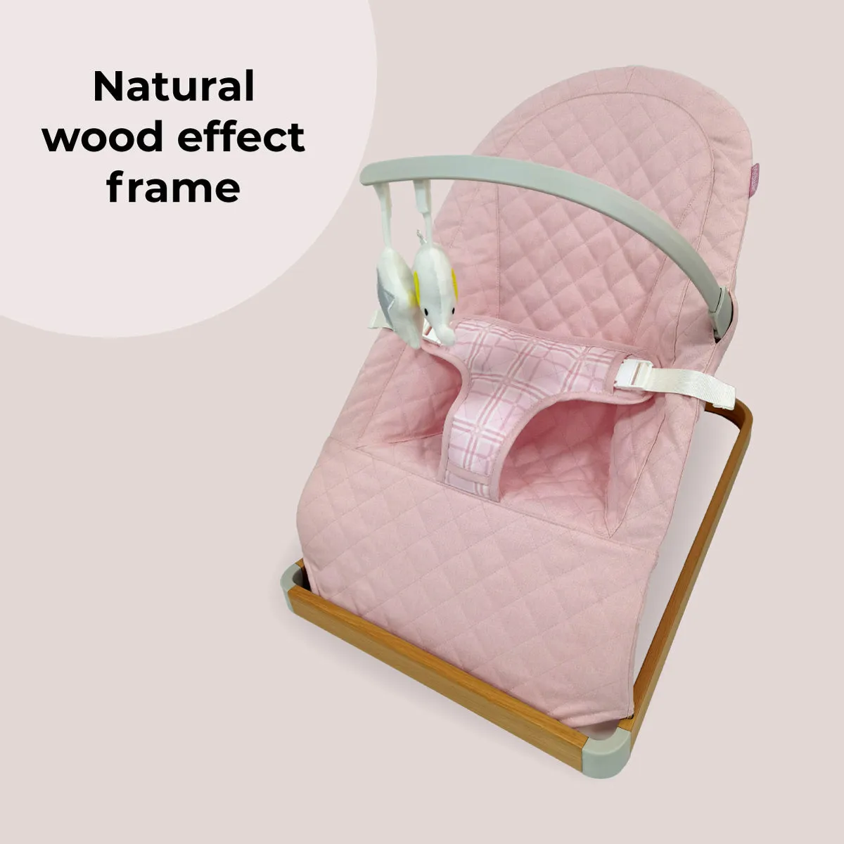 Baby Bouncer - Pink Plaid