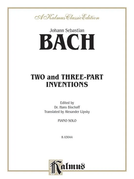 Bach, Two and Three- Part Inventions