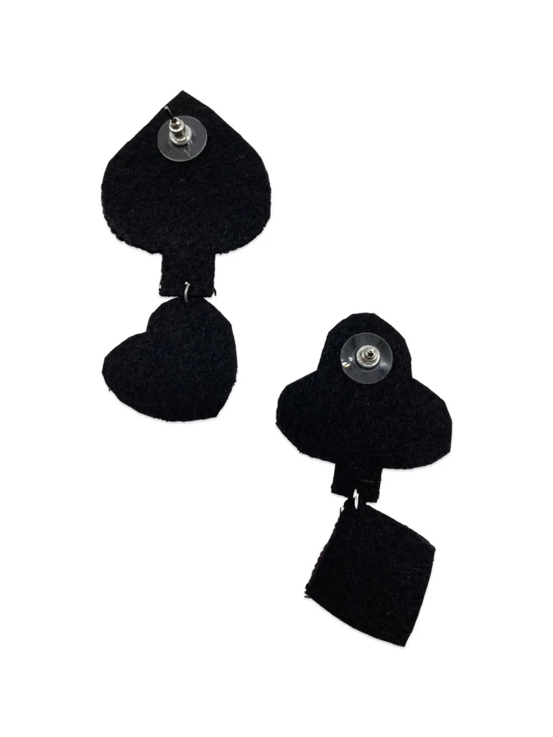 Balck & Maroon Beaded Tash Party Earring