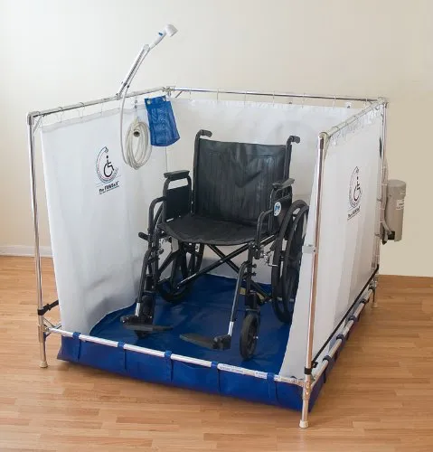 Bariatric Fawssit Portable Shower (46"w x 46"d x 44"h)