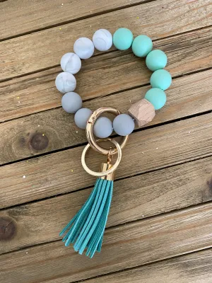 Beaded Bangle Keychain