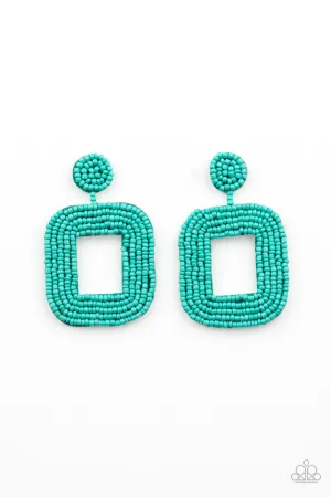 Beaded Bella - Blue Earring